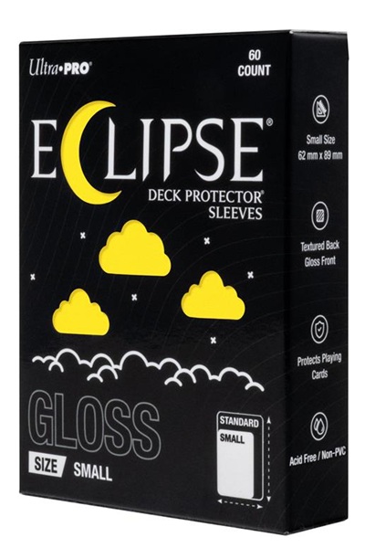 60 lommer - Ultra Pro - Eclipse Gloss Small (2026): Lemon Yellow (Gul) (Top kvalitet) - Professional Sleeves #16717