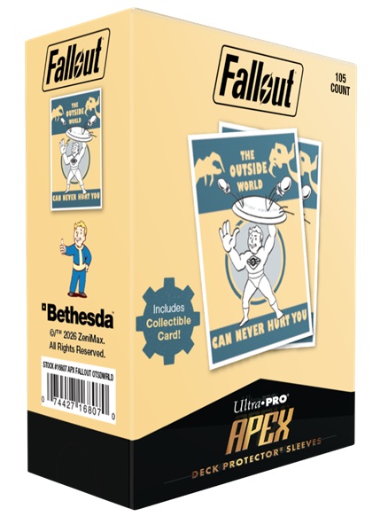 105 Lommer! Fallout Vault Boy: The Outside World - Apex Deck Protector Sleeves - Ultra Pro #16807