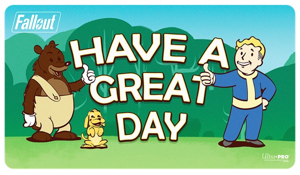 Spillemåtte (Playmat) - Fallout Vault Boy: Have a Great Day - Ultra Pro #16810