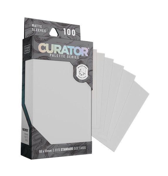 100 lommer! Curator Palette Sleeves: Parchment - Standard Sleeves (66x91mm)