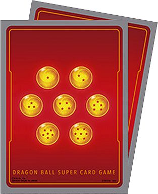 64 lommer! Dragon Ball Super - Fusion World Official Deck Protector Card Sleeves V2 - Variant 1: Standard Red