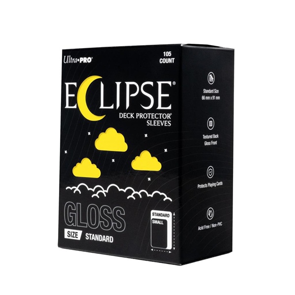105 lommer - Ultra Pro - Eclipse Gloss (2026): Lemon Yellow (Gul) (Top kvalitet) - Professional Sleeves #16707