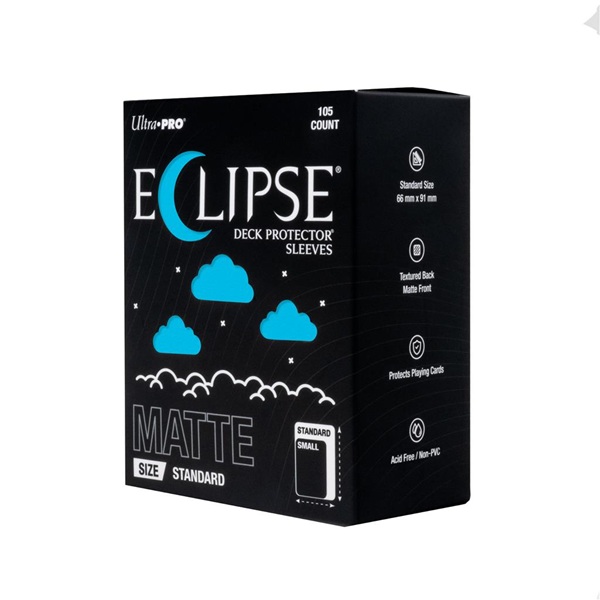 105 lommer - Ultra Pro - Eclipse Matte (2026): Sky Blue (Blå) (Top kvalitet) - Pro-Matte/Non-Glare - Professional Sleeves #16683