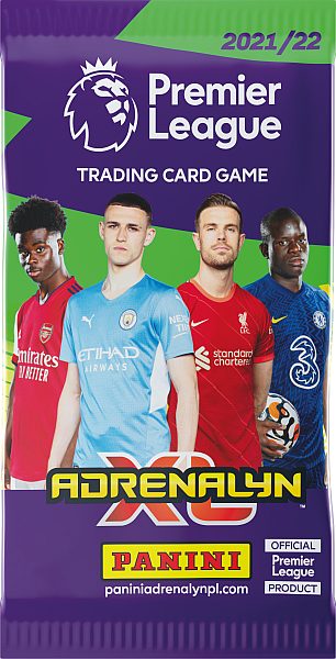 Premier League 2021/2022 - Booster Pakke - Fodboldkort Adrenalyn XL Booster Pack