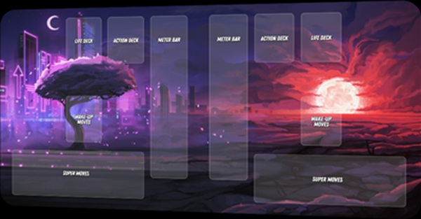 Fight Deck: Twin-moon City Playmat