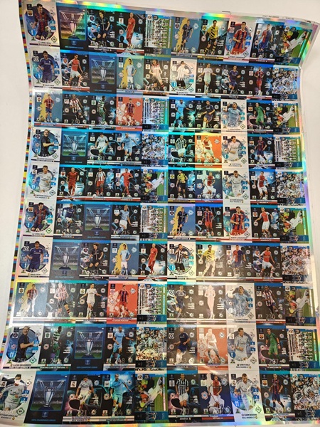 Panini Adrenalyn XL - UEFA Champions League 2014/2015 - Uncut Sheet - Complete, with some damage"