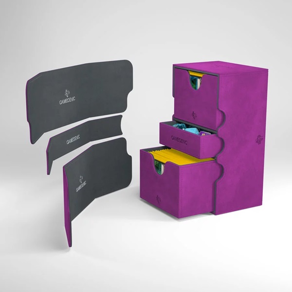 Gamegenic - Deck Box: Stronghold 200+ Convertible - Purple (Lilla)