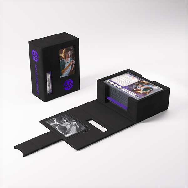 Gamegenic - Deck Box: Arkham Horror: The Card Game: Deck Tome (New Edition): Purple (Lilla, Mystic)