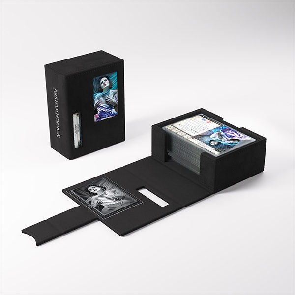 Gamegenic - Deck Box: Arkham Horror: The Card Game: Deck Tome (New Edition): Gray (Grå, Neutral)