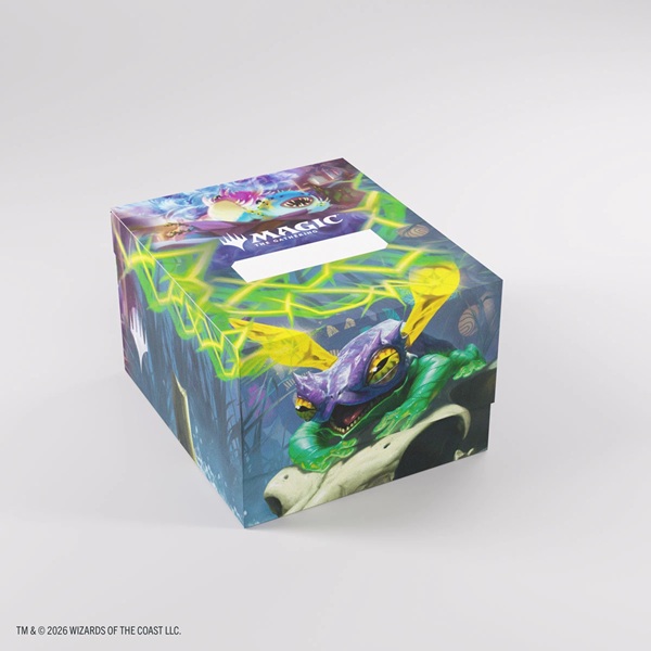 Gamegenic - Deck Box: Magic: The Gathering - Secrets of Strixhaven - Sideloading Soft Crate 100+ XL - Bogwater Lumaret/Dina,Essence Brewer