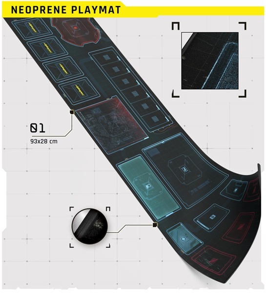 Spillemåtte (Playmat) - Cyberpunk 2077: Neoprene