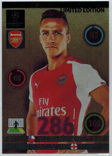 2014-15 Adrenalyn Champions League, Alexis Sanchez