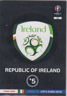 Adrenalyn Road to Euro 2016, Republic of Ireland