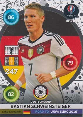 Adrenalyn Road to Euro 2016, GER, Bastian Schweinsteiger