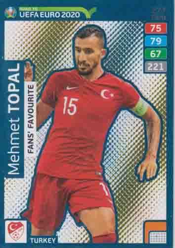 Adrenalyn XL Road to UEFA EURO 2020 #277 Mehmet Topal (Turkey)