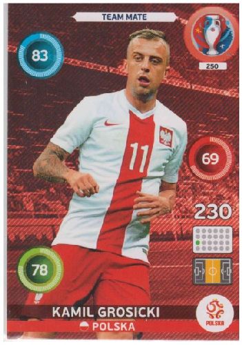 Adrenalyn Euro 2016 #250, Kamil Grosicki