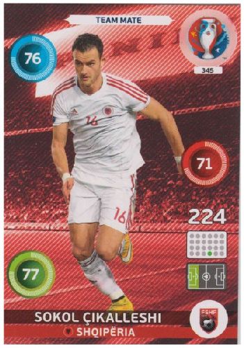 Adrenalyn Euro 2016 #345, Sokol Cikalleshi