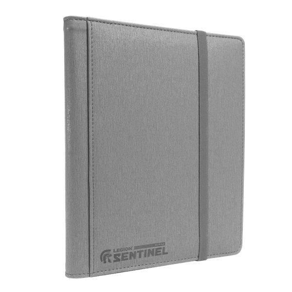 Mappe - Legion: Sentinel 4-Pocket Binder - Grey - 8x20 (Plads til 160 kort) #17640