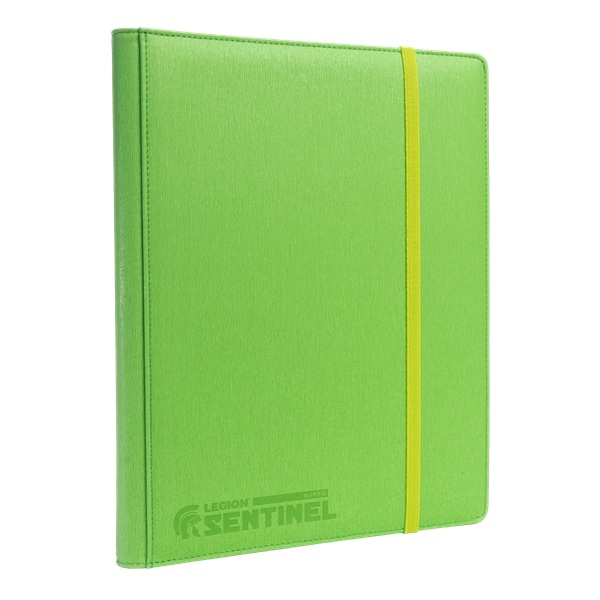 Mappe - Legion: Sentinel 9-Pocket Binder - Green - 18x20 (Plads til 360 kort) #17649