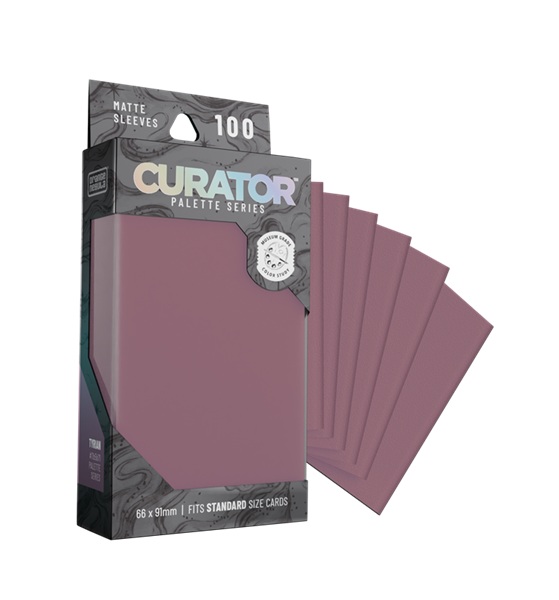 100 lommer! Curator Palette Sleeves: Tyrian - Standard Sleeves (66x91mm)