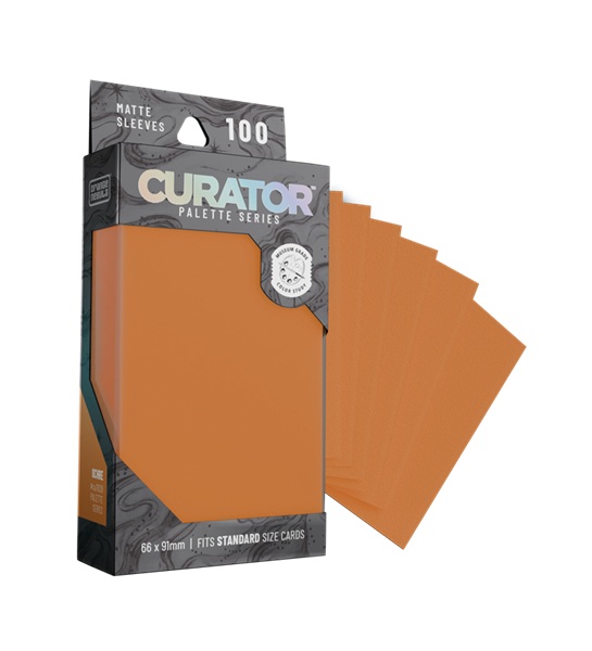 100 lommer! Curator Palette Sleeves: Ochre - Standard Sleeves (66x91mm)
