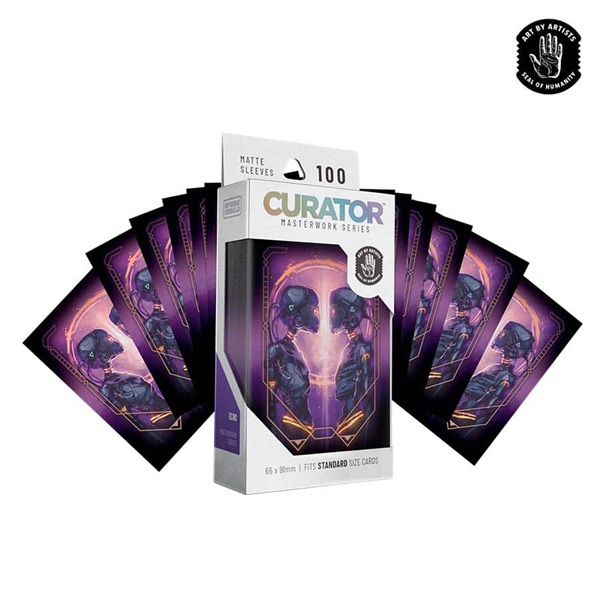 100 lommer! Curator Masterworks Sleeves: Echo (NinjaJo) - Matte Standard Sleeves (66x91mm)