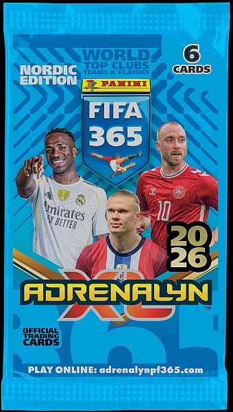 Panini Adrenalyn XL: FIFA 365 2026 Nordic Edition - Booster Pakke - Booster Pack
