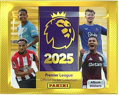 Panini Fodbold-Stickers/Klistermærker: Premier League 2025 - Booster Pack