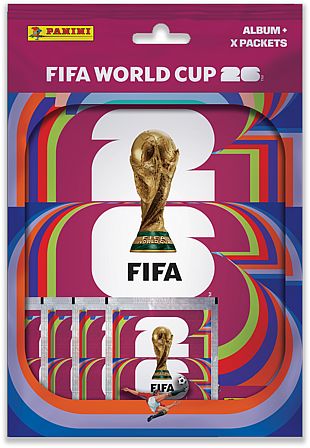 Panini Fodbold-Stickers/Klistermærker: FIFA World Cup 2026 - Starter (Softcover Album + 5 Boosters)