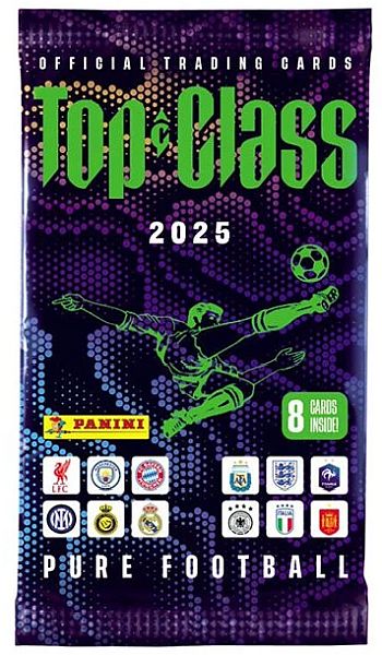 Panini Football Top Class: FIFA 2025 - Booster Pakke - Fodboldkort Booster Pack