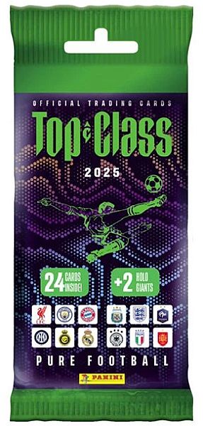 Panini Football Top Class: FIFA 2025 - Value Pack (Fat Pack) Booster Pakke - Fodboldkort Booster Pack