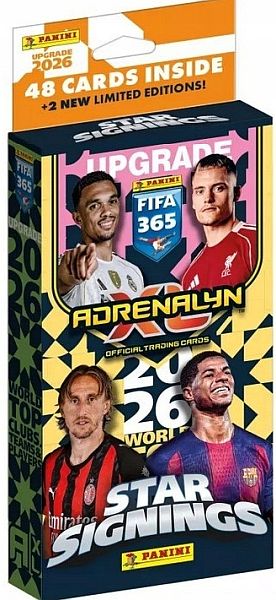 Panini Adrenalyn XL: FIFA 365 2026 Upgrade - Star Signings Booster Set (Deck) - Blister med 48 kort + Limited Edition!