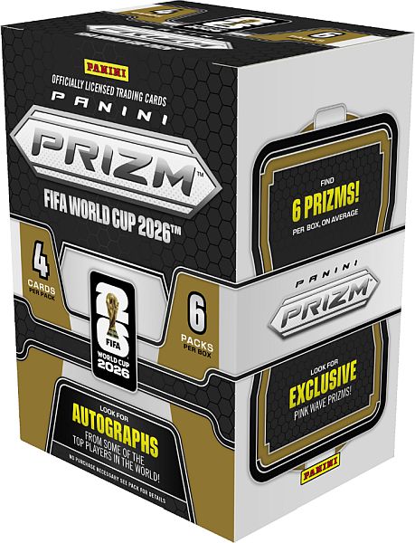 Panini Soccer Prizm FIFA World Cup 2026 - Blaster Box (Booster Display) - 1 Box med 6 Pakker