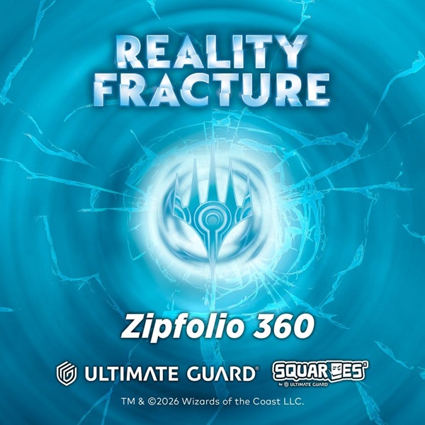 Ultimate Guard 9/18-Pocket ZipFolio (Mappe, 360 kort) XenoSkin: Magic: The Gathering - Reality Fracture: Blue Rare / Multicolor Rare