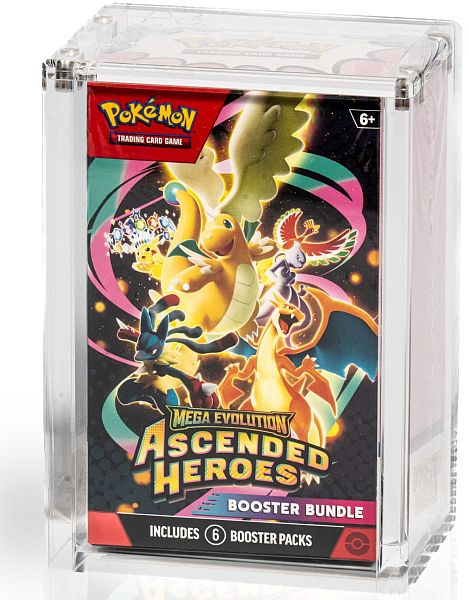 The Acrylic Box - Acrylic Display Case (Akrylkasse) - Pokémon - Booster Bundle (V2)