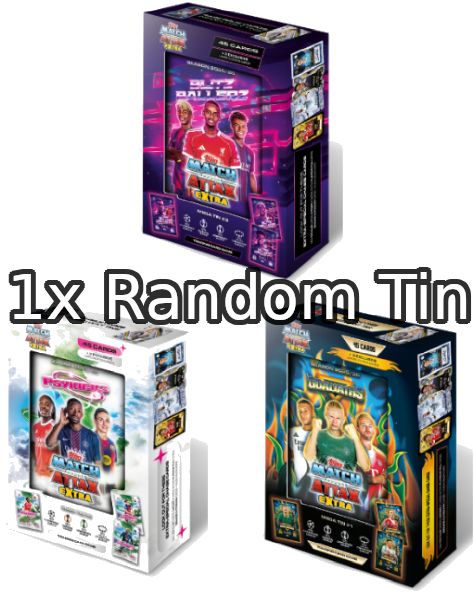 Topps Match Attax - Match Attax 2025/2026 Extra: UEFA Champions League - Mega Tin (3 Boosters & 3 Limited Edition)