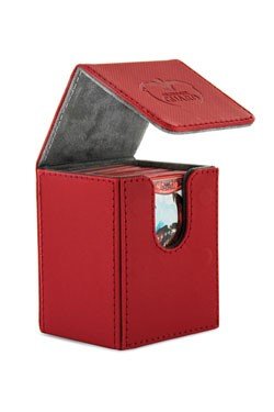 Ultimate Guard Flip Deck Case (Deck Box) 100+ Standard Size XenoSkin Red (Rød)