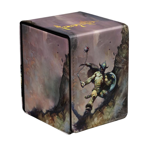 Deck Box - Alcove Flip Box (Leatherette): Frank Frazetta: Warrior with Ball and Chain - Ultra Pro #16752