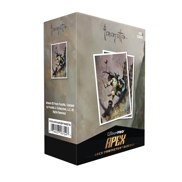 105 Lommer! Frank Frazetta: Warrior with Ball and Chain - Apex Deck Protector Sleeves - Ultra Pro #16754