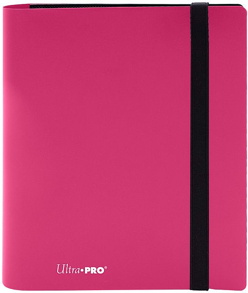Mappe - Ultra Pro Eclipse 4-Pocket Pro-Binder: Hot Pink (Lyserød) - 8x20 (Plads til 160 kort) #15384