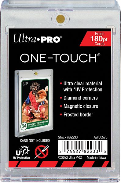 Ultra Pro ONE-TOUCH Magnetic Holder - Standard Size (2,5" x 3,5") 180PT - Sleeves #82233