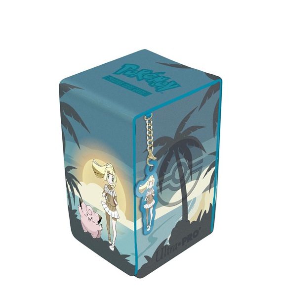 Pokemon Deck Box - Alcove Tower (Leatherette): Lillie and Clefairy - Ultra Pro #16764