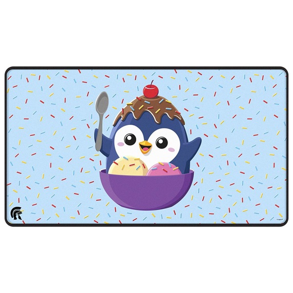Spillemåtte (Playmat) - Ice Cream Penguin - Black Stitched-edge - Legion/Ultra Pro #LE16991