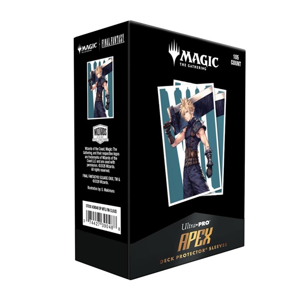 105 Lommer! Magic: The Gathering - Final Fantasy: Cloud, Ex-SOLDIER - Apex Matte Deck Protector Sleeves - Ultra Pro #39048