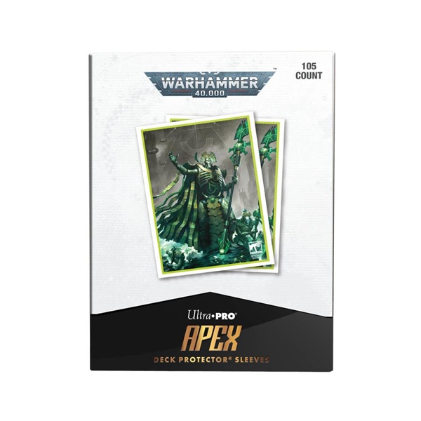 105 Lommer! Warhammer 40,000 (40k): Necron - Apex Matte Deck Protector Sleeves - Ultra Pro #16564