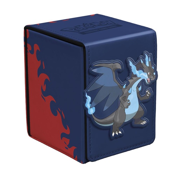 Pokemon Deck Box - Alcove Flip Box (Leatherette): Mega Charizard X - Ultra Pro #16734