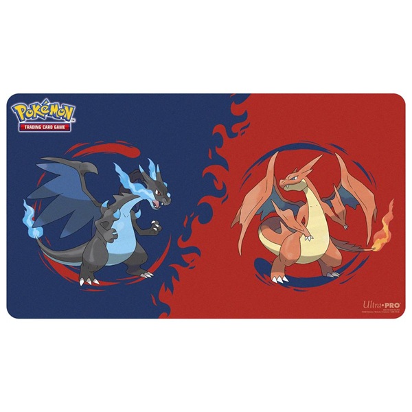 Pokemon Spillemåtte (Playmat) - Mega Charizard X & Mega Charizard Y - Ultra Pro #16738