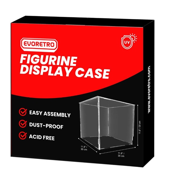 The Acrylic Box - Acrylic Case (Akrylkasse) - Evoretro - Modular Display Case 30cm