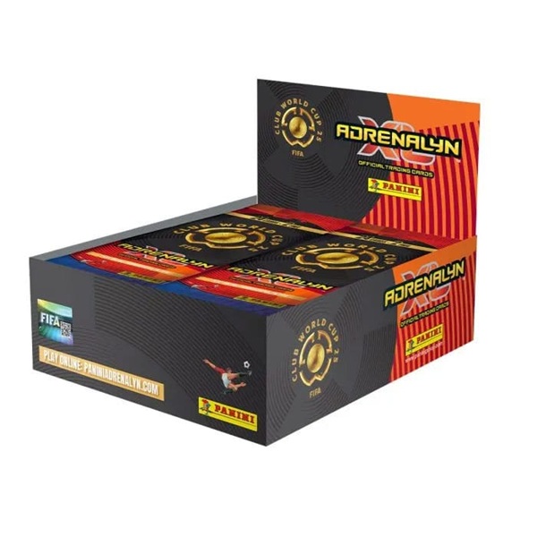Panini Adrenalyn XL: FIFA Club World Cup 2025 - Value Pack (Fat Pack) Booster Display - 1 Box med 10 Pakker - Fodboldkort