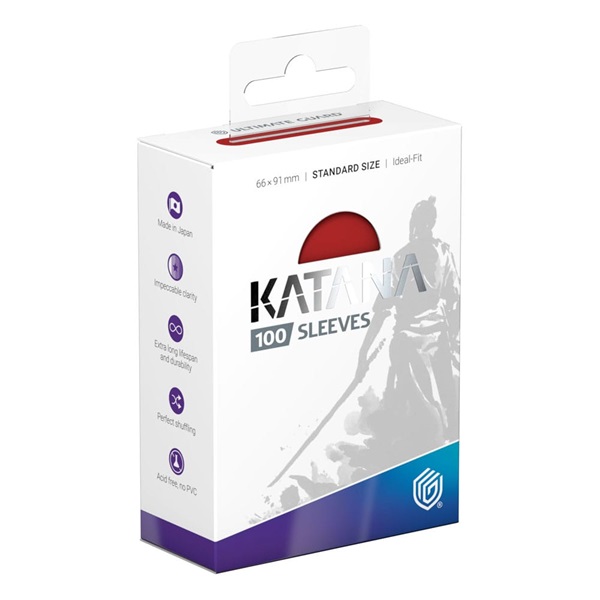 Ultimate Guard - Katana Sleeves (Kortlommer) - Standard Size Rising Sun (100 Sleeves)